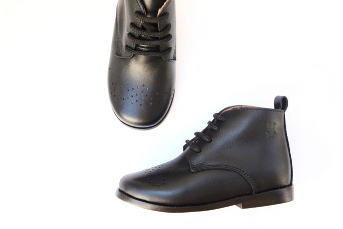 Midnight Leather Boots - Women's Black Leather Boots | Piccolo Shoes